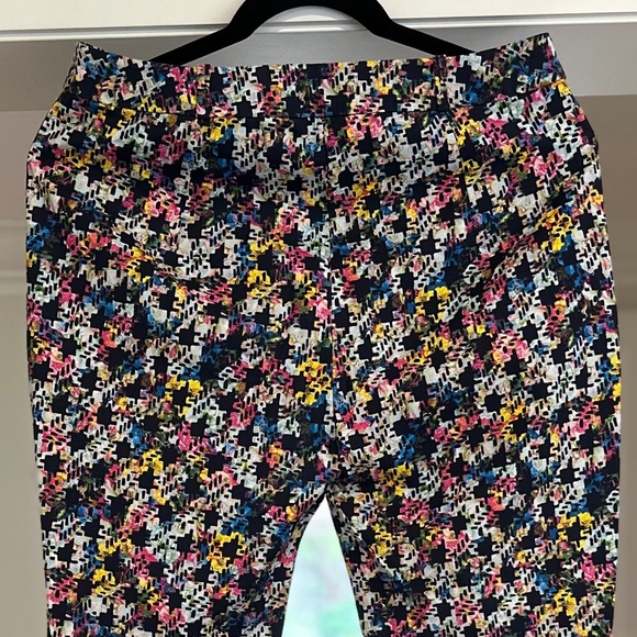 ERDEM straight leg multicolour houndstooth pattern Sidney pants - Size 8. - Picture 10 of 13